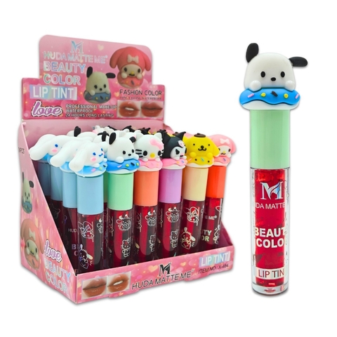 TINTA LABIAL BEAUTY COLOR HUDA MATTE ME *X-464* CAJA X 24