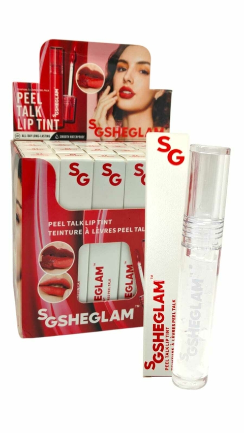 TINTA LABIAL PEEL OF SHEGLAM *SG-137* (CAJA X 24)