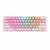 Teclado Redragon Fizz Pro K616 Rgb Pink/white Switch Red Español