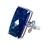 Anillo Amour Spell Lapislázuli rectangular Facetado Plata925 Rodio