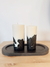 Set de bandeja y velas de soja - tienda online
