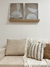 Cuadro abstracto beige/blanco