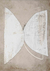 Cuadro abstracto beige/blanco - comprar online