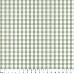 Tecido Tricoline Xadrez Pequeno 9xm Vichy Fio Tinto VERDE MALVA 100% Algodão na internet