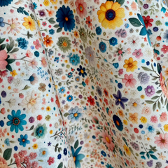 Imagem do Tecido Tricoline Digital Floral Natural Beauty cor 3 100% Algodão