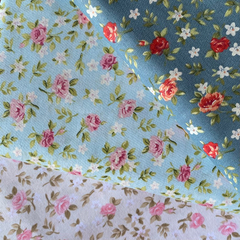 Tecido Tricoline Floral Lúcia 100% Algodão - comprar online