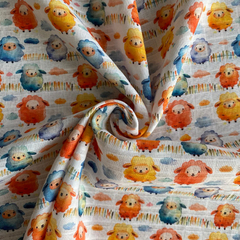 Tecido Fralda Estampa Digital 70x70 100% Algodão na internet