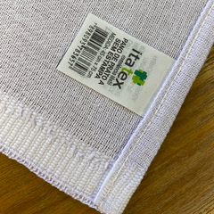 Pano de Prato Itatex 100% Algodão Liso Branco Bainhas Laterais 45x75cm - Costura Criativa Tecidos