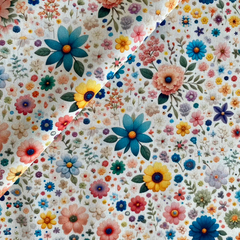 Tecido Tricoline Digital Floral Natural Beauty cor 3 100% Algodão - Costura Criativa Tecidos