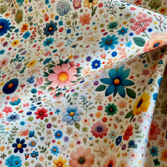 Tecido Tricoline Digital Floral Natural Beauty cor 3 100% Algodão na internet
