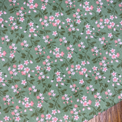 Tecido Tricoline Floral Flora II cor 07 100% Algodão
