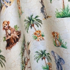 Tecido Tricoline Digital Safári I 100% Algodão