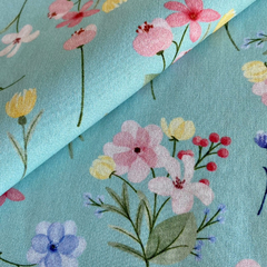 Tecido Tricoline Digital Petúnia 100% Algodão na internet