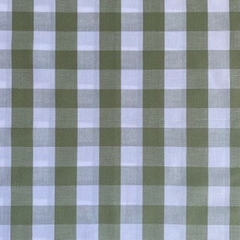 Tecido Tricoline Xadrez Gde 30xm Fio Tinto Verde Malva 100% Algodão - loja online
