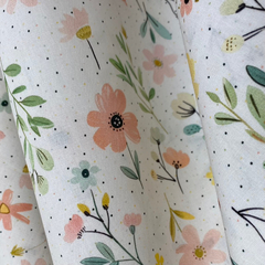 Tecido Tricoline Digital Soft Flowers 100% Algodão - comprar online