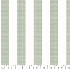Tecido Tricoline Listrado Largo Verde Malva 330 Fio Tinto 100% Algodão - Costura Criativa Tecidos
