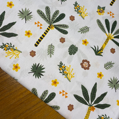 Tecido Tricoline 100% Algodão Coqueiros Coleção Pantanal - comprar online