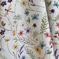 Tecido Tricoline Digital Floral Natural Beauty cor 1 100% Algodão - comprar online