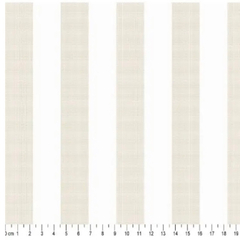 Tecido Tricoline Listrado Largo Bege 330 Fio Tinto 100% Algodão - Costura Criativa Tecidos