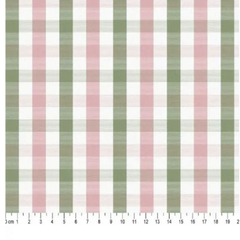 Tecido tricoline Xadrez Fio Tinto Olívia Rosa 100% Algodão na internet