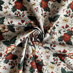 Imagem do Tricoline Digital Natal Cor 09 100% Algodão