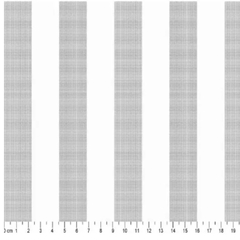 Tecido Tricoline Listrado Largo Cinza 330 Fio Tinto 100% Algodão - Costura Criativa Tecidos