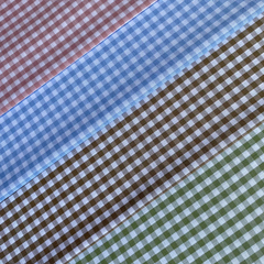Tecido Tricoline Xadrez Pequeno 9xm Vichy Fio Tinto ROSA 100% Algodão - Costura Criativa Tecidos