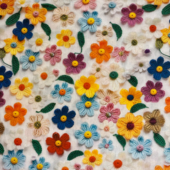 Tecido Tricoline Digital 3D Gaia Efeito Crochê 100% Algodão - loja online