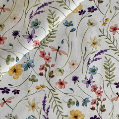 Tecido Tricoline Digital Floral Natural Beauty cor 1 100% Algodão na internet