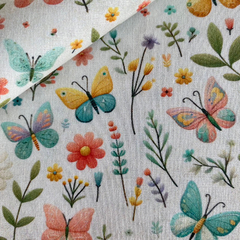 Tecido Tricoline Digital Floral Natural Beauty cor 2 100% Algodão na internet