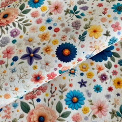 Tecido Tricoline Digital Floral Natural Beauty cor 3 100% Algodão - loja online