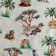Tecido Tricoline Digital Safári I 100% Algodão na internet