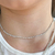 Choker strass (folheado premium)