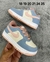 Nike Air Force Azul Bebe com Rosa