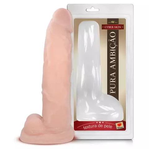 PROTESE MACIÇA CYBERSKIN 27 X 6CM SEXY FANTASY