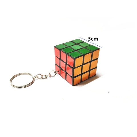 Chaveiro Mini Cubo Mágico Funcional 3cm 1 unidade
