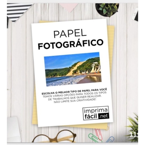 Impressão em papel fotográfico glossy 180 gramas