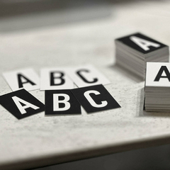 Tablero Dinámico - Letras y Números - Menú y Decoración en internet