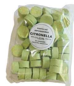 Pastillas defumadoras bolsa x50 citronella