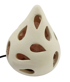 Lámpara de sal Gota calada