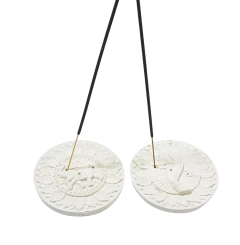 Porta sahumerios circular(crudo/sin color) - comprar online