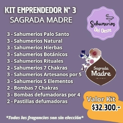Kit Emprendedor 3 Sagrada Madre en internet