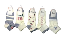 MD567-PACK X12 unidades (DOCENA) Amanecer soquete con puño dama estampado - comprar online