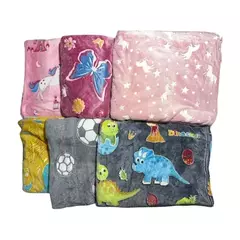 BL124-Frazada peluche luminoso de 2 1/2 plaza | Contidad minima de compra 12 - comprar online