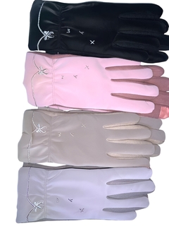 INV50-Guantes dama con peluche tactil |Cantidad minima de compra 12 en internet