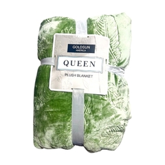 BL125-Goldsun americca plush blanket frazada 2 1/2 plaza | Contidad minima de compra 12 - lenceriamarina