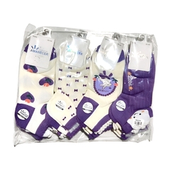 MD315-PACK X12 unidades (DOCENA) Amanecer soquete con volado dama estampado - comprar online
