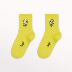 FL68T2-Media Casual 1/3 Caña Puño Morley Estampado | Cantidad mínima de compra 12 en internet