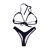 ML157-PACK X12 unidades (DOCENA) Bikini lisa con colales en V - tienda online