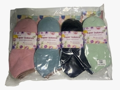 MD302-PACK X12 unidades (DOCENA) Super balance soquete toalla dama - lenceriamarina